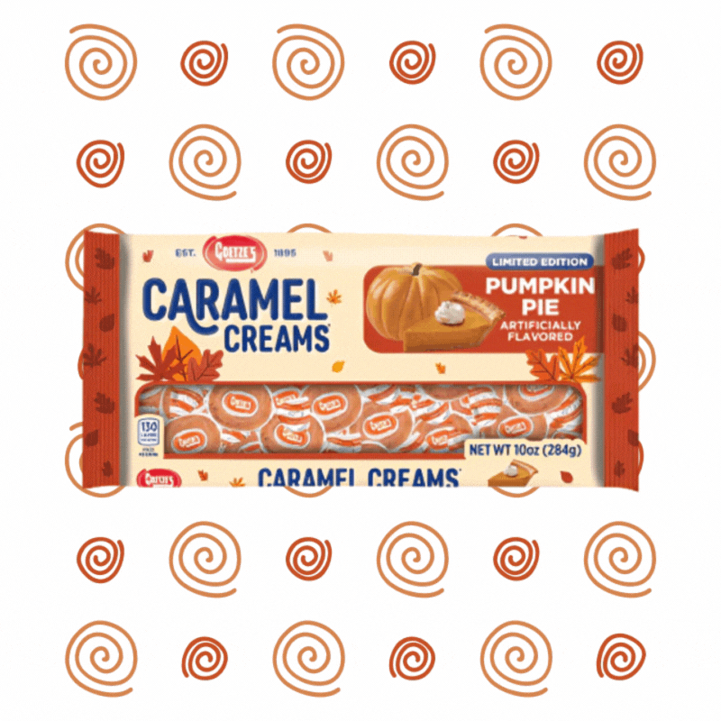 Goetze's® Caramel Creams®, Pumpkin Pie - 10 oz.