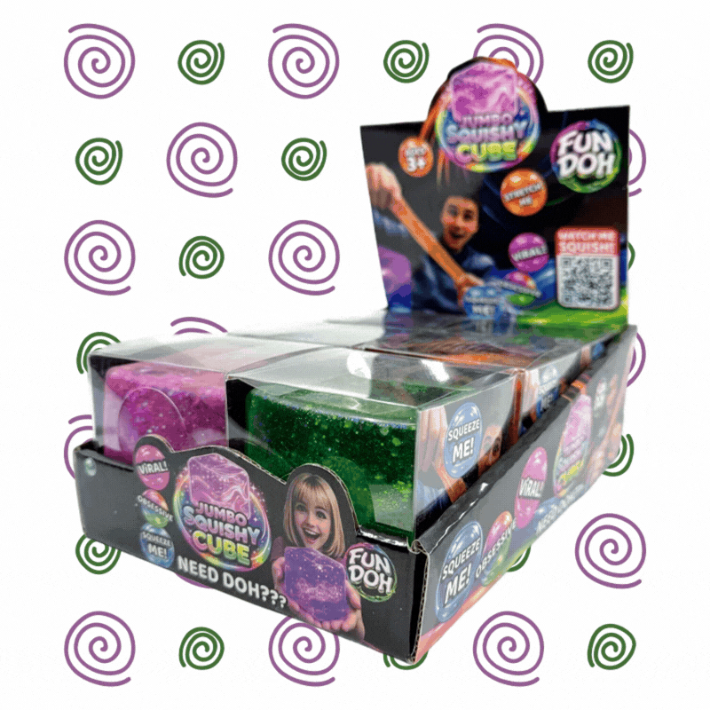 Fun Doh™ Jumbo Slow Release Squishy Cube