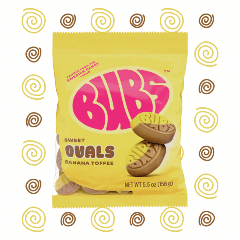 BUBS™ Sweet Banana Toffee Ovals, 5.5 oz.