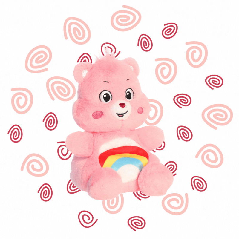 Aurora®, Care Bears™ Palm Pals™ - 5" Cheer Bear