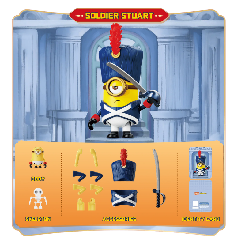 Blokees® Model Kit: Minions Mokoo Series 01, Minions - N - Disguise Blind Boxes