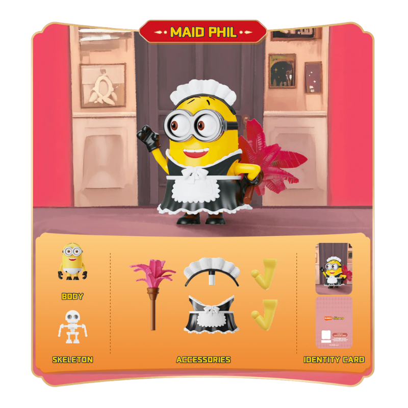 Blokees® Model Kit: Minions Mokoo Series 01, Minions - N - Disguise Blind Boxes