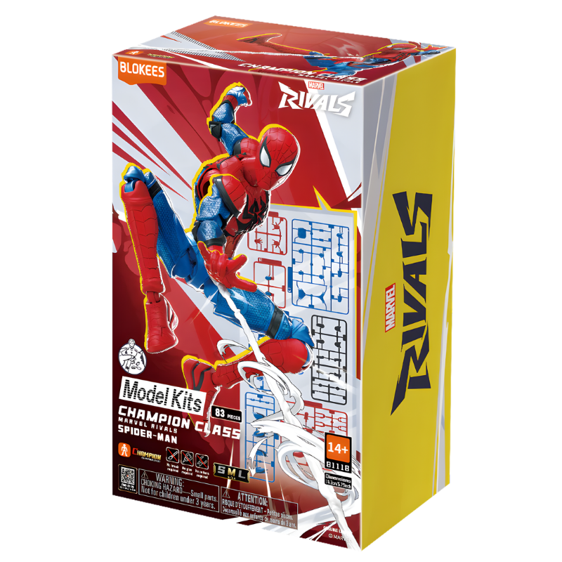 Blokees® Model Kit: MARVEL RIVALS, Champion Class - Spider-Man