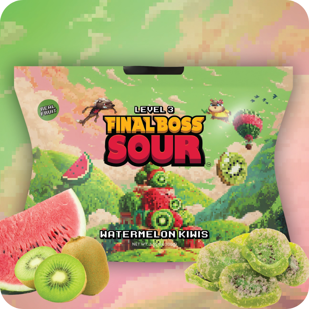 Final Boss Sour® Watermelon Kiwi (Lvl 3), 3.52 oz.