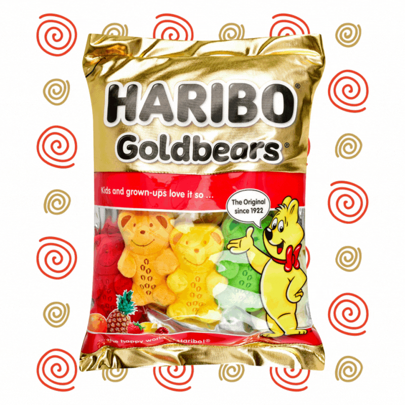 Haribo® Gummy Bears Packaging Plush