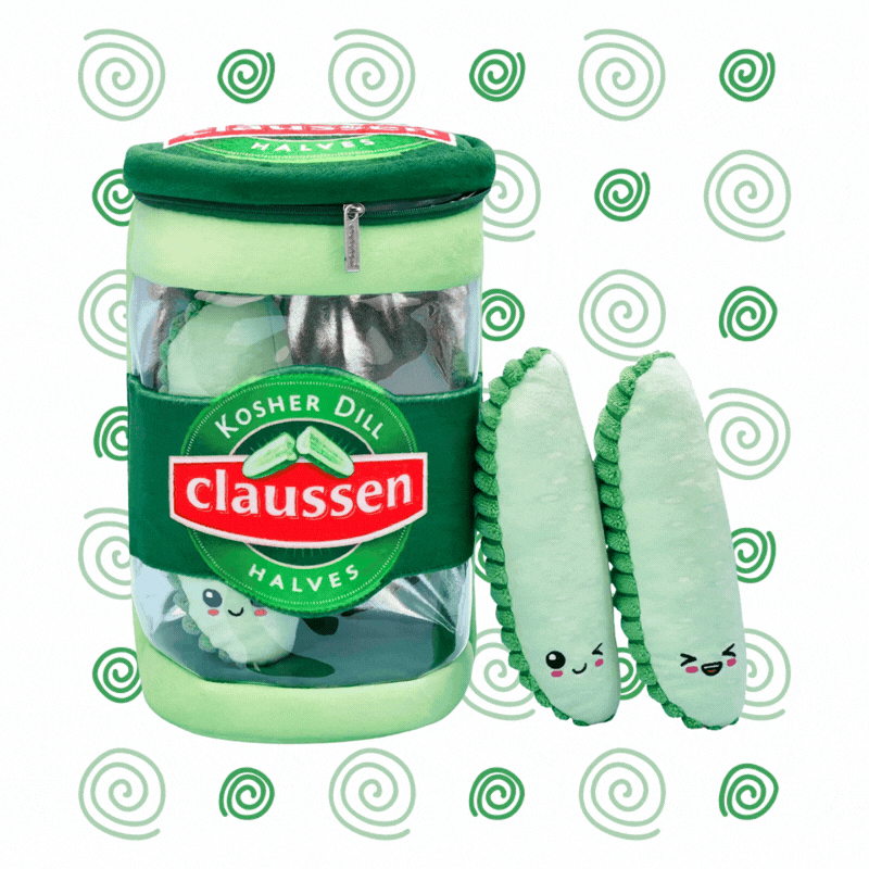 iScream® Claussen Pickles Packaging 10" Plush