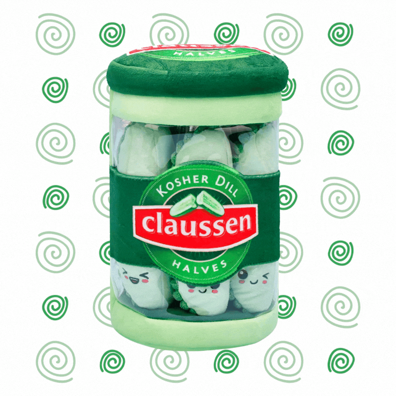 iScream® Claussen Pickles Packaging 10" Plush