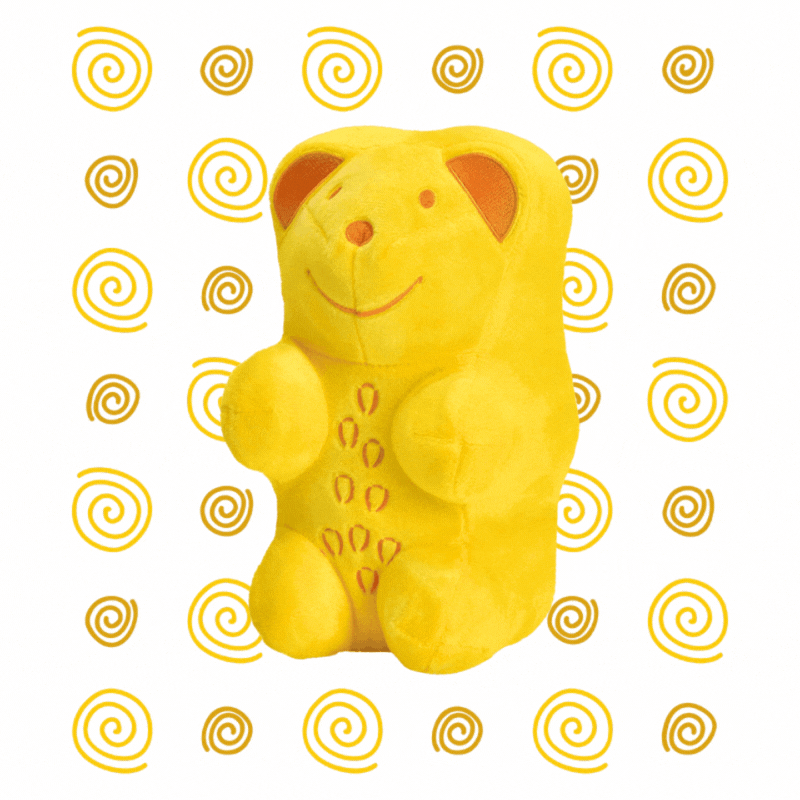 Haribo® Yellow Gummi Bear (Lemon) 8.5" Plush