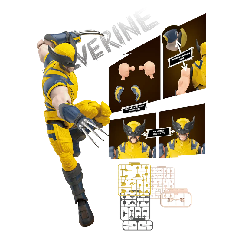Blokees® Model Kit: MARVEL Deadpool & Wolverine, Champion Class - Wolverine