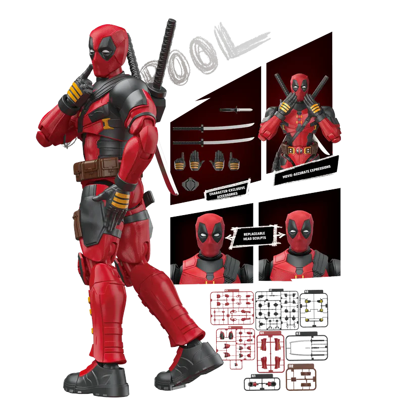 Blokees® Model Kit: MARVEL Deadpool & Wolverine, Champion Class - Deadpool