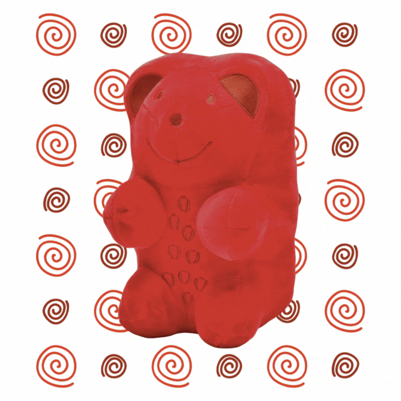 Haribo® Red Gummi Bear (Raspberry) 8.5" Plush