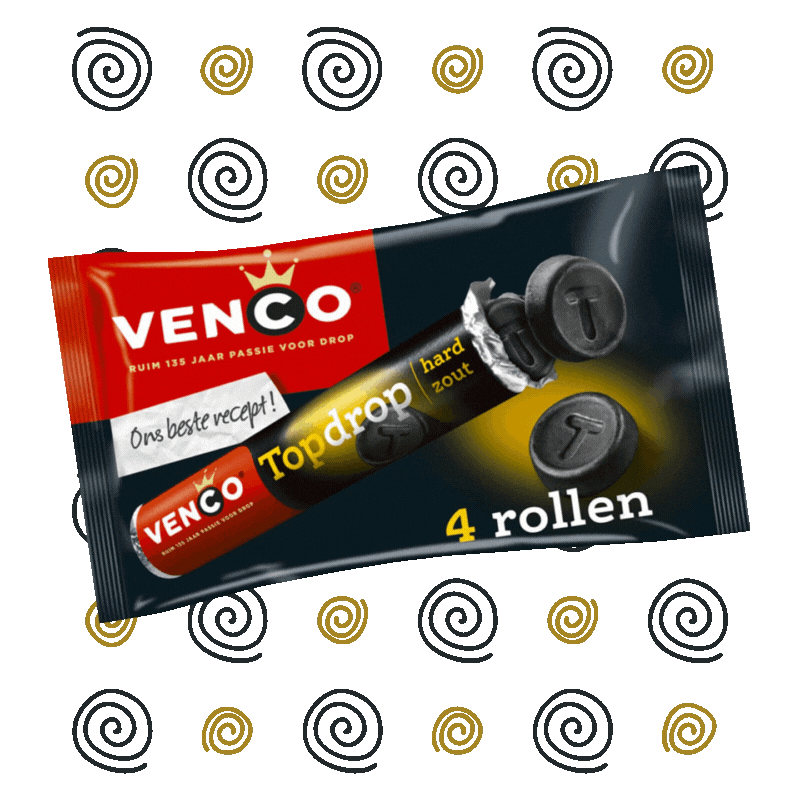 Dutch Drops Dutch Licorice, Topdrop (Hard/Salty) - 4 Rolls 6.63 oz. – Rehoboth ...