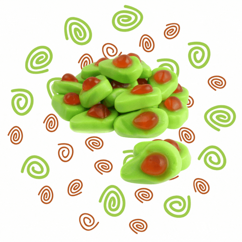 Gummy Avocados