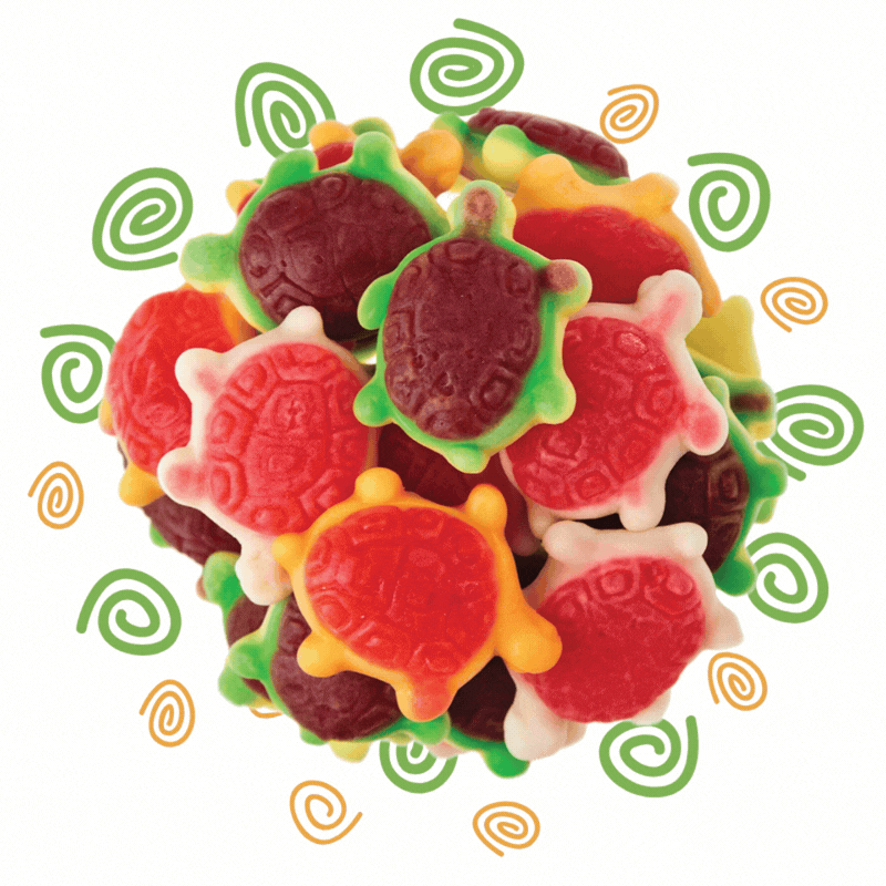 Jelly Filled Turtle Gummies