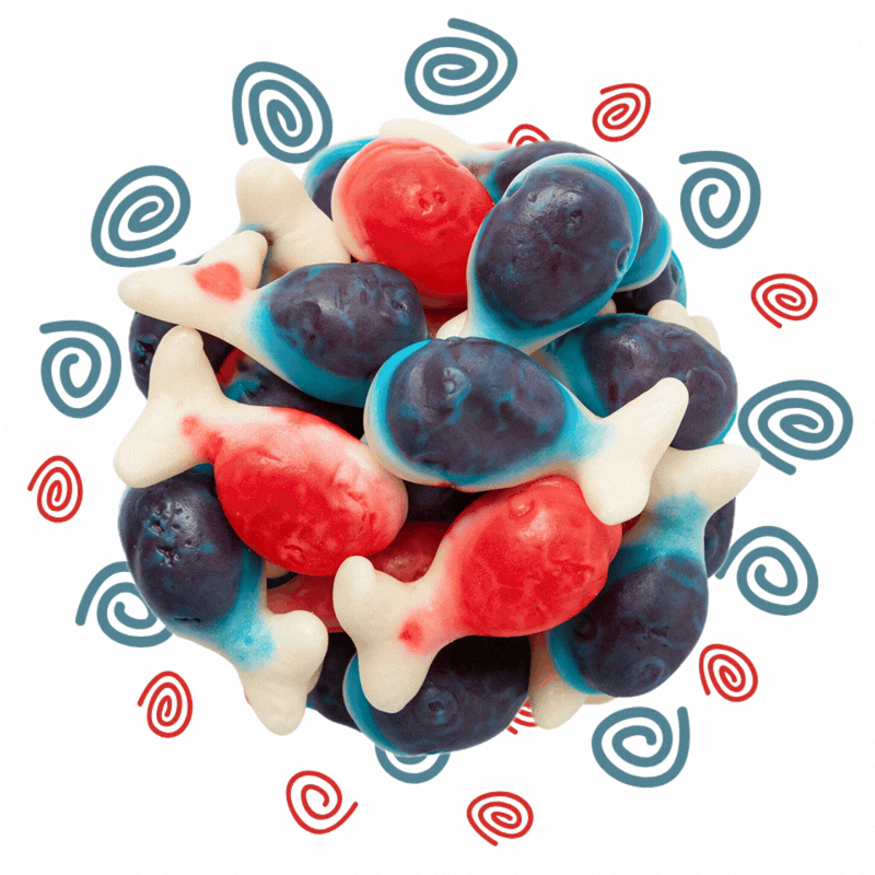 Jelly Filled Whale Gummies