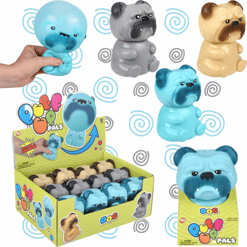 4" Puff-Up Pal Dog Assortment